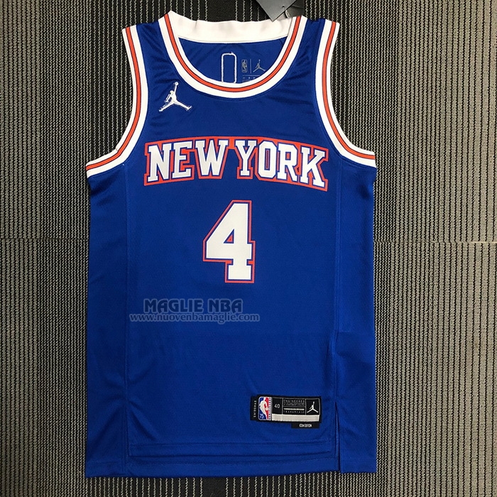 Maglia
 Derrick Rose NO 4 New York Knicks Statement 2020-21 Blu
